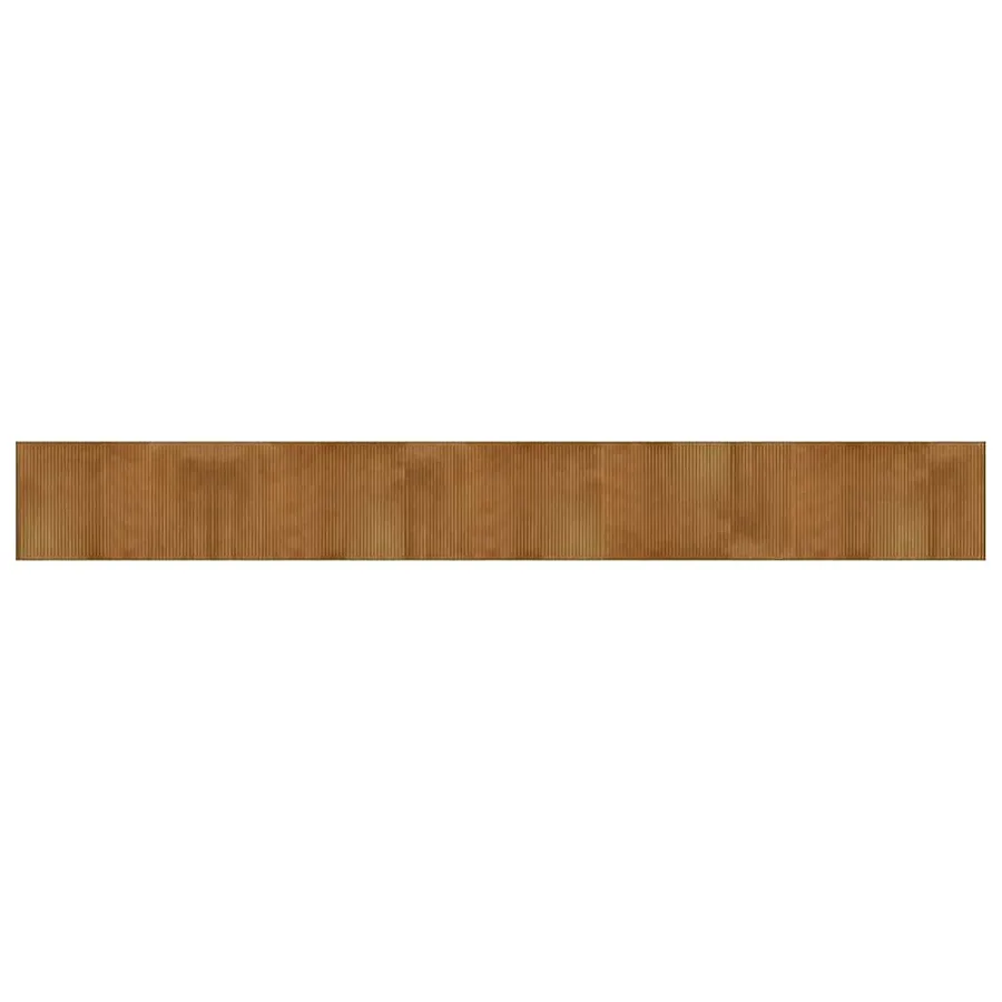 Tapis rectangulaire marron 60x500 cm bambou - 2