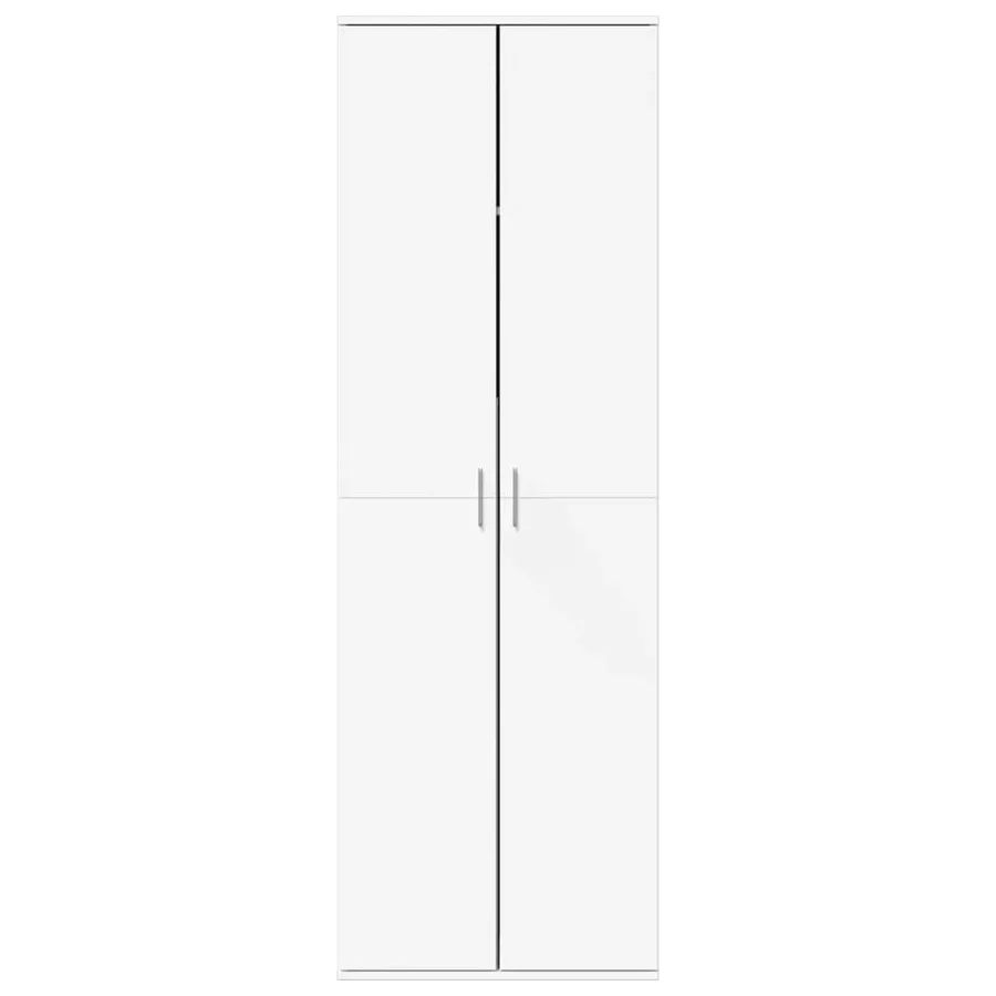 Buffet haut blanc 60x35x180 cm bois d’ingénierie - 3