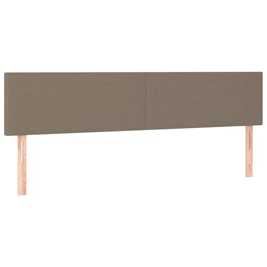 Sommier à lattes de lit avec matelas taupe 120x190 cm tissu - 7