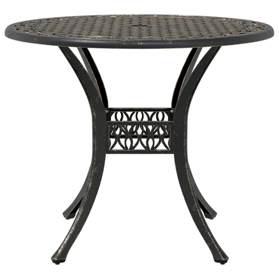 Ensemble de bistrot 3 pcs bronze aluminium coulé - 4
