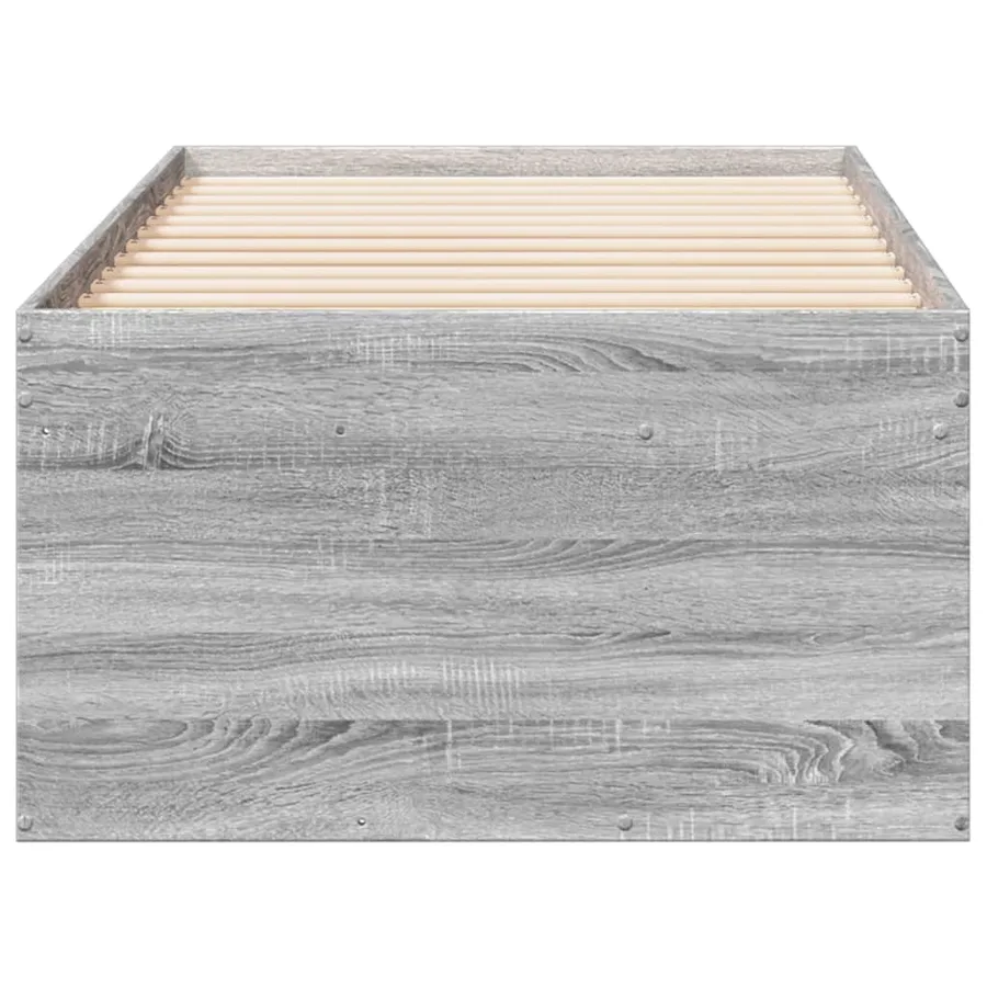 Lit de jour avec tiroirs sans matelas sonoma gris 90x200 cm - 5