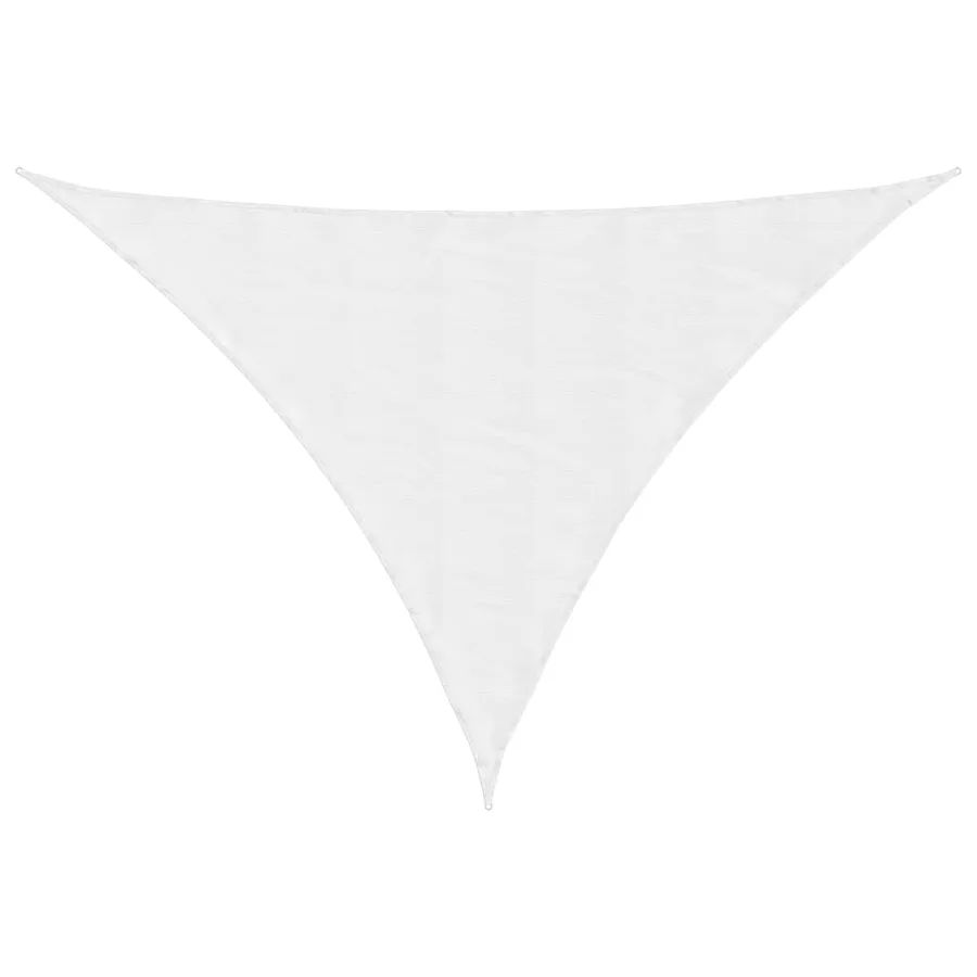 Voile d'ombrage blanc 7x5x5 m 100 % polyester oxford - 2