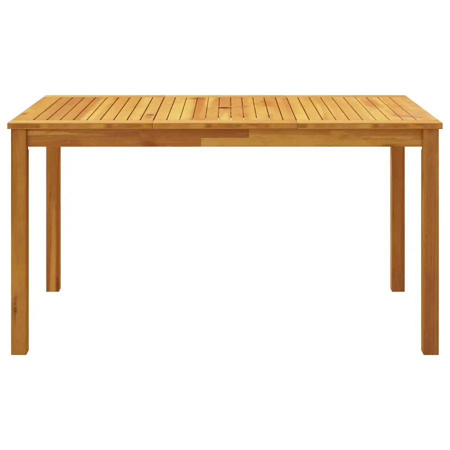 Ensemble à manger de jardin 5 pcs 140x80x74 cm Bois d'acacia solide - 4