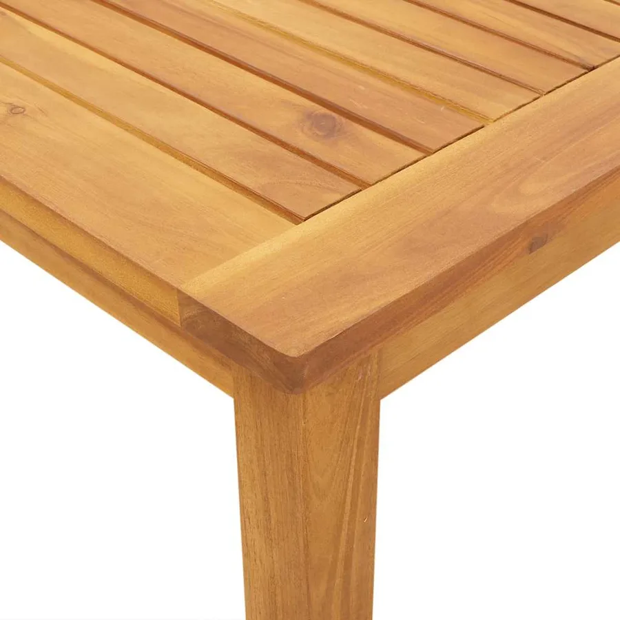 Ensemble à manger de jardin 5 pcs 140x80x74 cm Bois d'acacia solide - 7