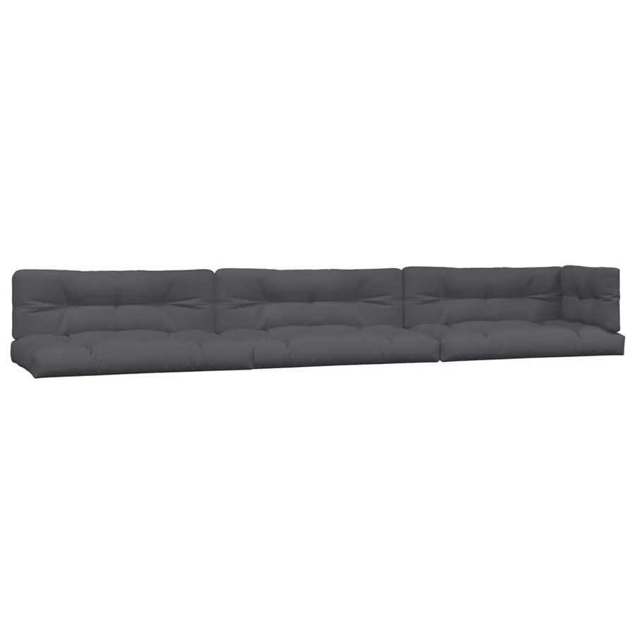 Salon palette de jardin avec coussins 5pcs bois d'acacia massif - 6