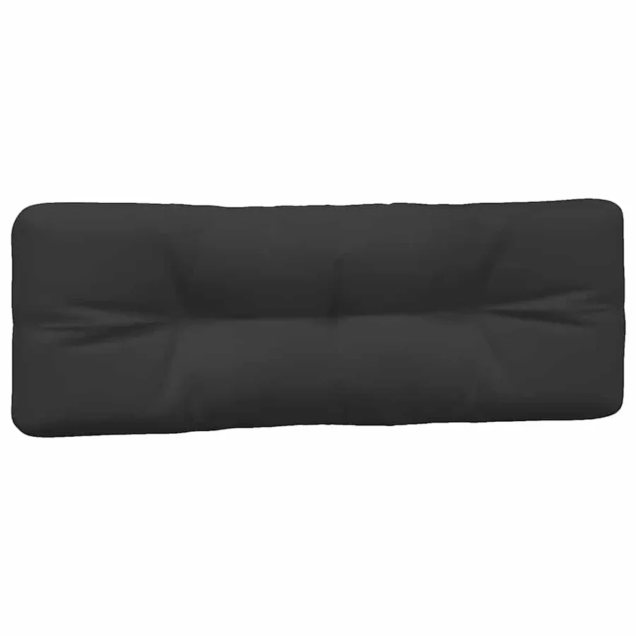 Coussins de palette lot de 5 noir tissu - 4