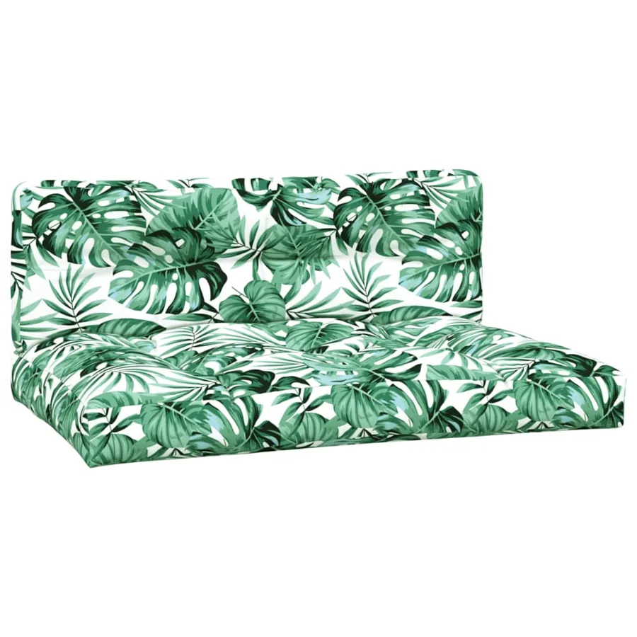 Canapés centraux palette de jardin et coussins 2pcs bois acacia - 4