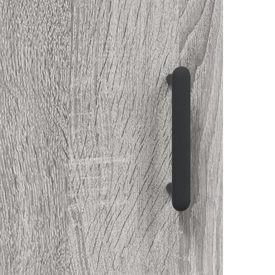 Buffet Sonoma gris 34,5x34x90 cm Bois d'ingénierie - 10