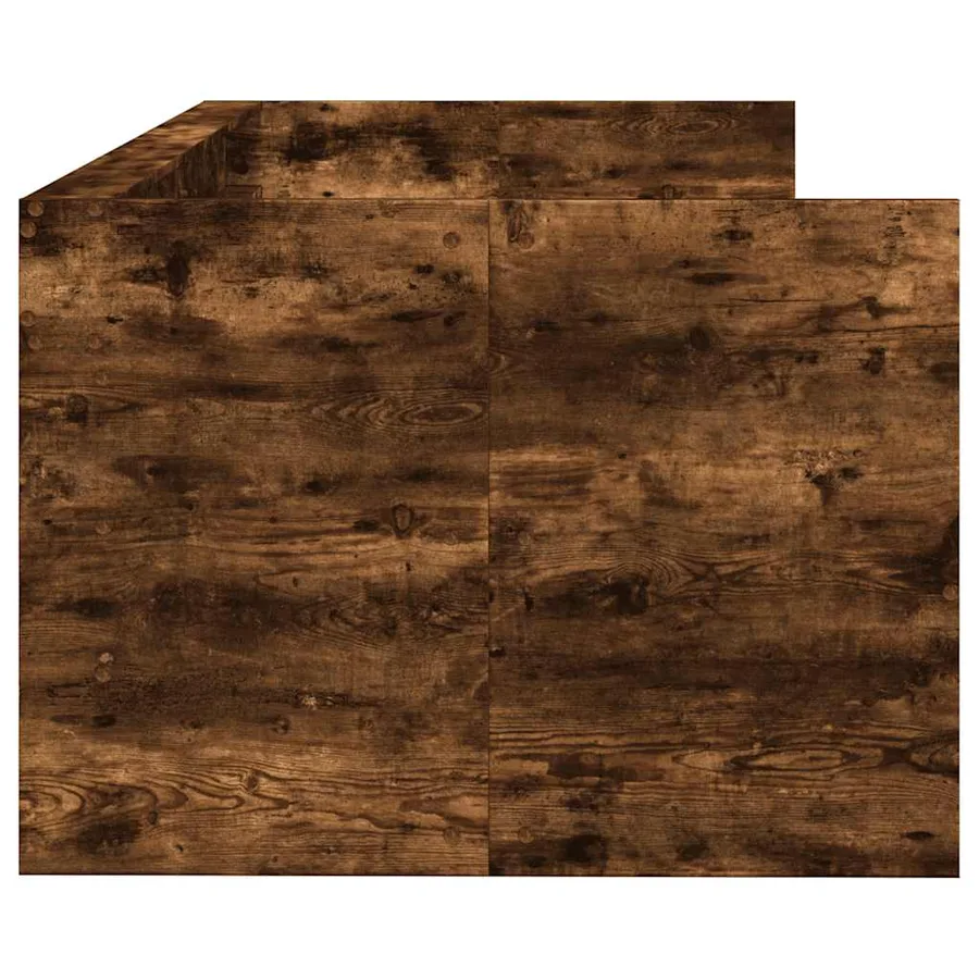 Lit de jour avec tiroirs sans matelas chêne fumé 90x190 cm - 5