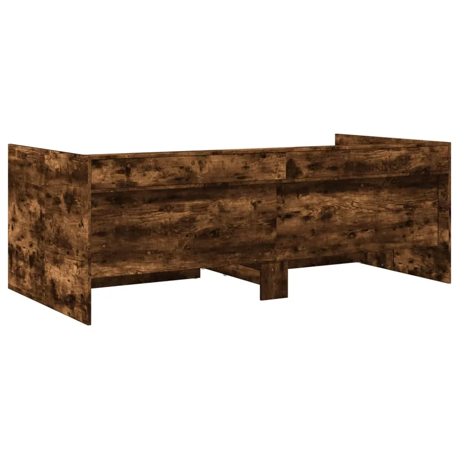 Lit de jour avec tiroirs sans matelas chêne fumé 90x190 cm - 6