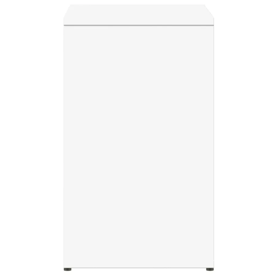 Tables d'appoint 2 pcs blanc 50x30x50 cm bois d’ingénierie - 7