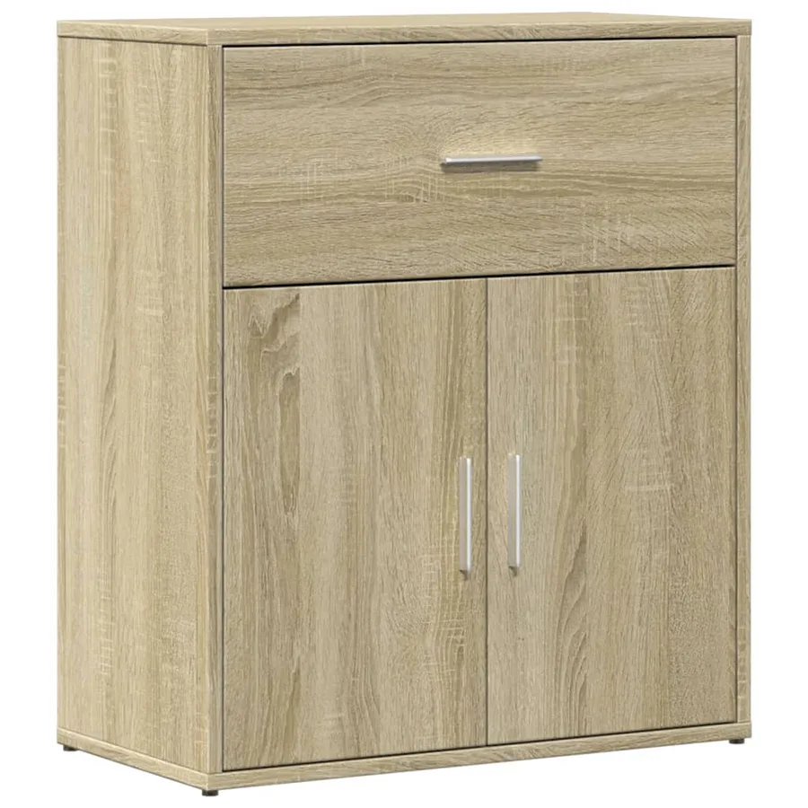 Buffet chêne sonoma 60x31x70 cm bois d'ingénierie - 2