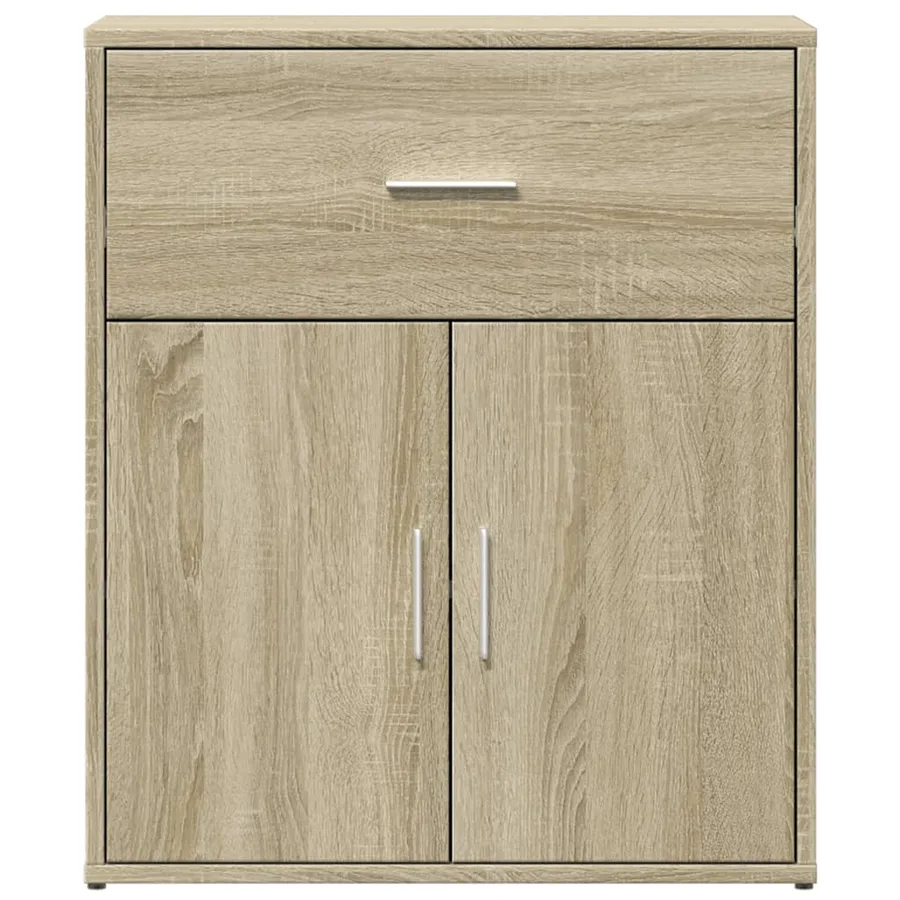 Buffet chêne sonoma 60x31x70 cm bois d'ingénierie - 5