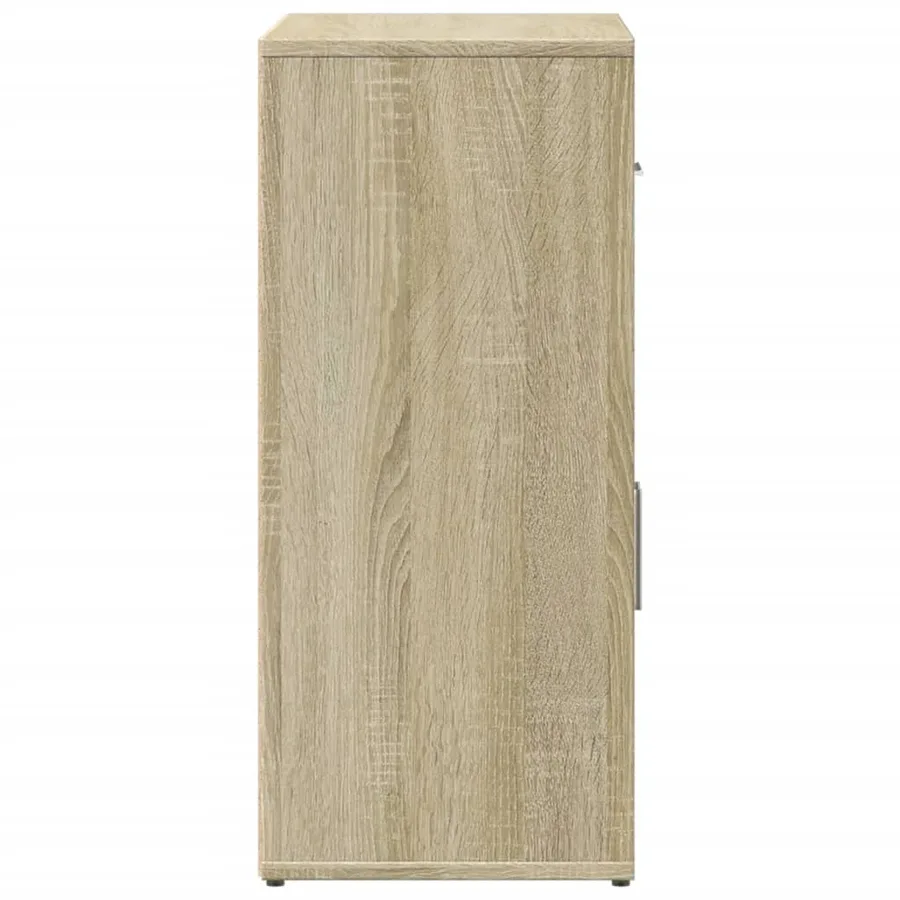 Buffet chêne sonoma 60x31x70 cm bois d'ingénierie - 6