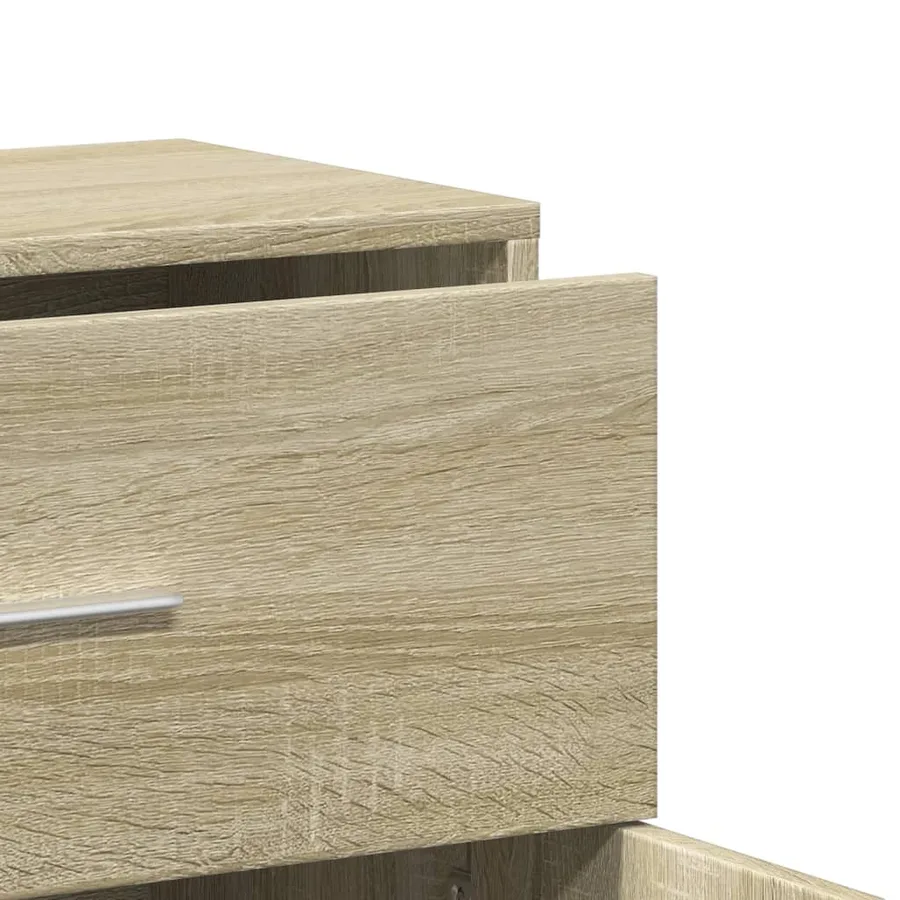 Buffet chêne sonoma 60x31x70 cm bois d'ingénierie - 8