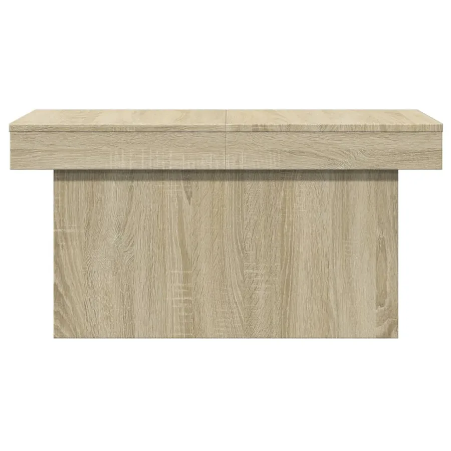 Table basse chêne sonoma 100x55x40 cm bois d'ingénierie - 5
