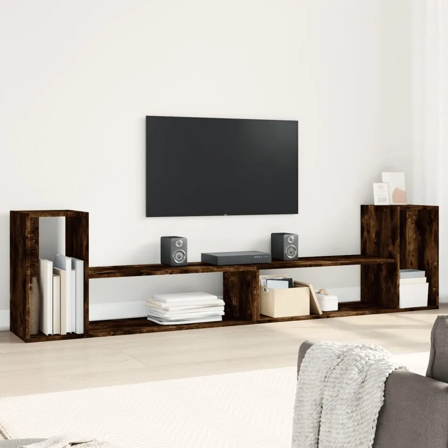 Meuble TV Chêne fumé