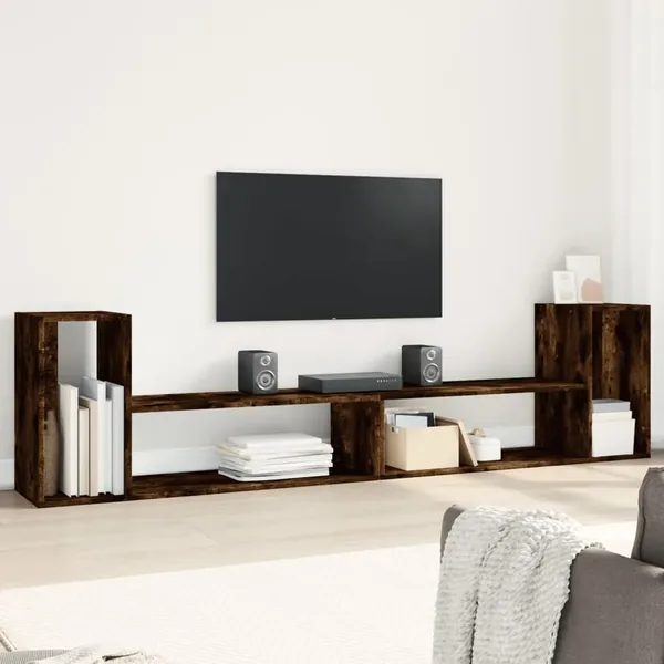 Meuble TV Chêne fumé