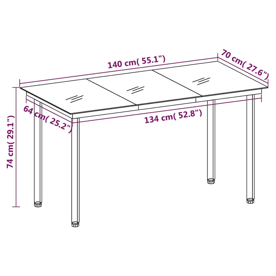 Ensemble à manger de jardin coussins 5pcs Noir Résine tressée - 11