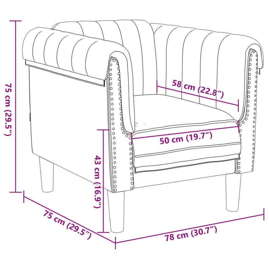 Ensemble de canapés 3 pcs marron velours - 11