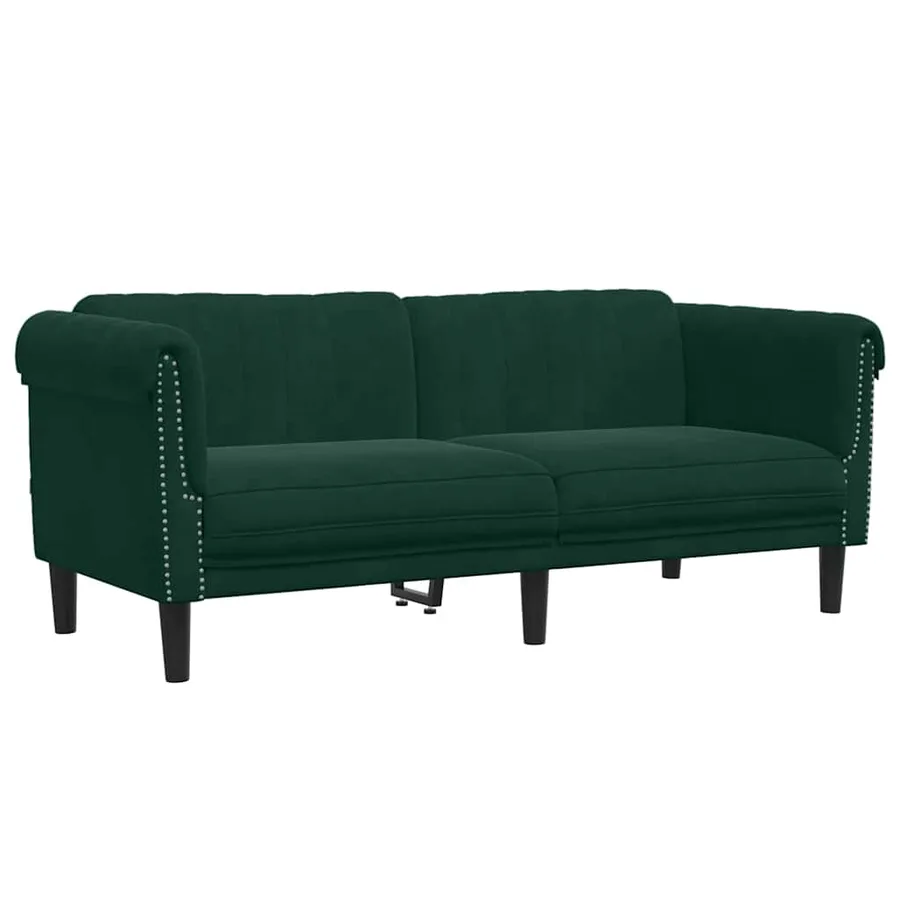 Ensemble de canapés 3 pcs vert foncé velours - 5