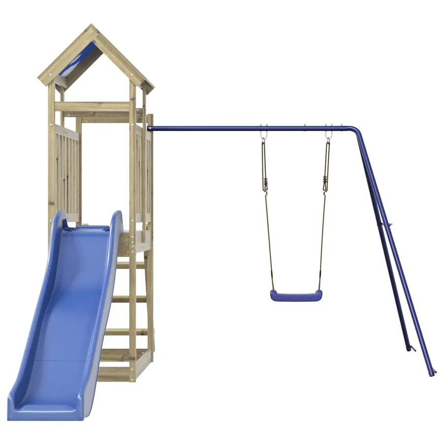 Aire de jeux d'extérieur bois de pin imprégné - 3