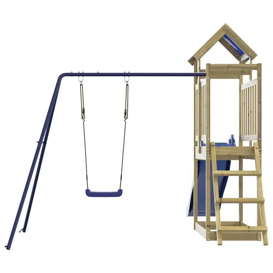 Aire de jeux d'extérieur bois de pin imprégné - 7