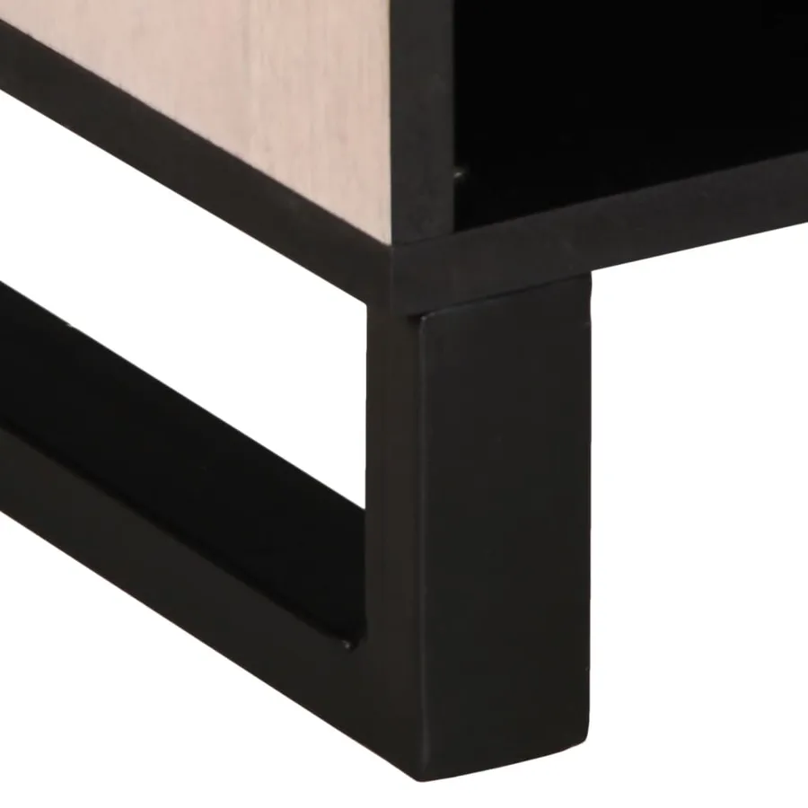 Meuble TV 80x34x46 cm bois massif de manguier - 7