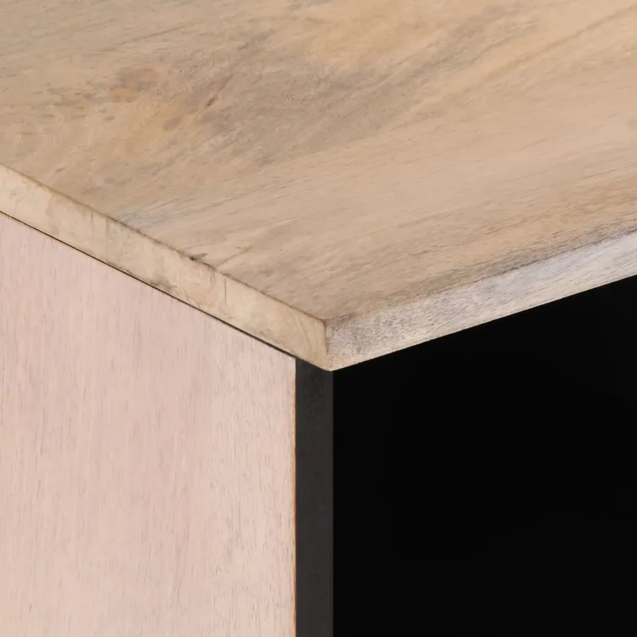 Meuble TV 80x34x46 cm bois massif de manguier - 9