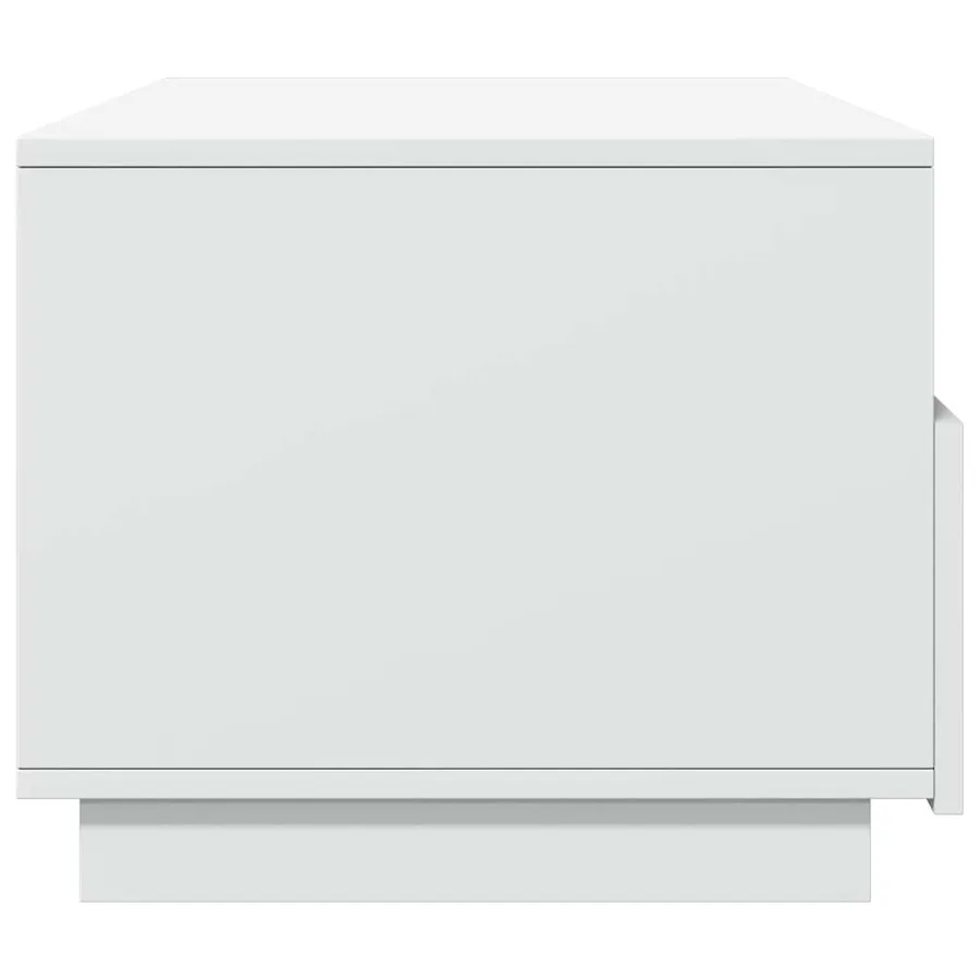 Table basse avec lumières LED blanc 90x49x40 cm - 8