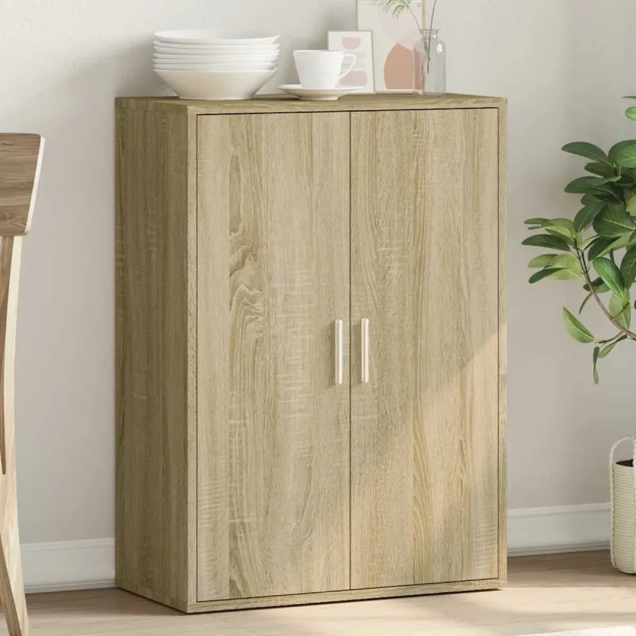 Buffet chêne sonoma 60x31x84 cm bois d'ingénierie