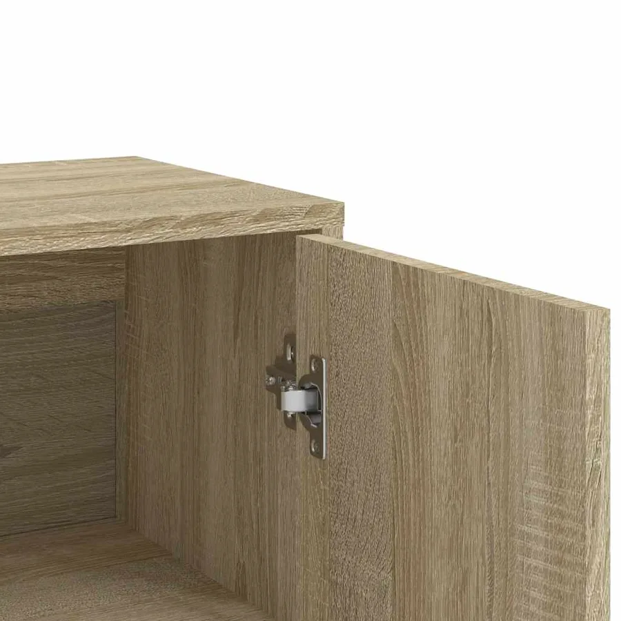 Buffet chêne sonoma 60x31x84 cm bois d'ingénierie - 8