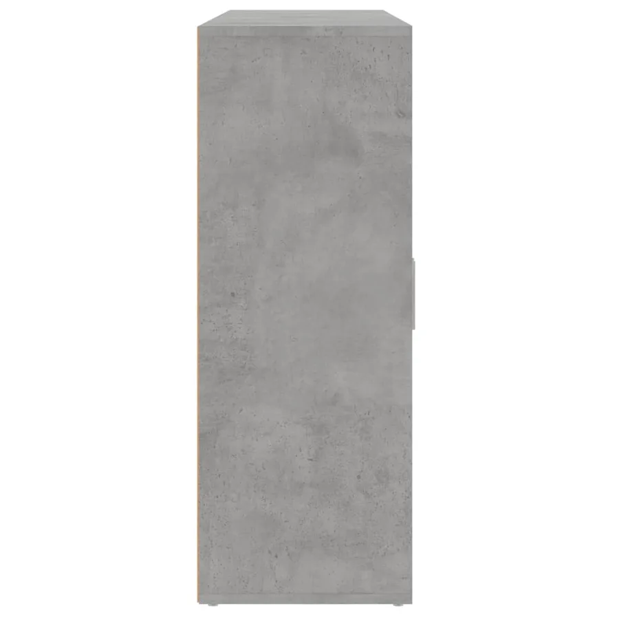 Buffets 3 pcs gris béton 60x31x84 cm bois d'ingénierie - 5