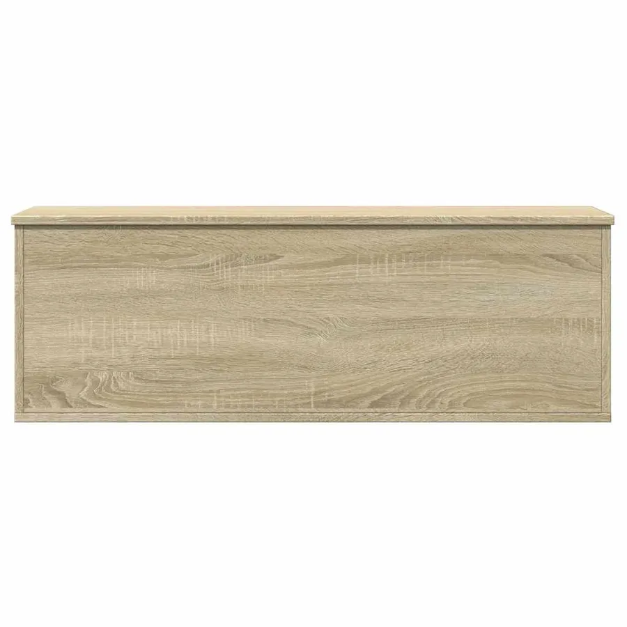 Boîte de rangement chêne sonoma 102x35x35 cm bois d'ingénierie - 4