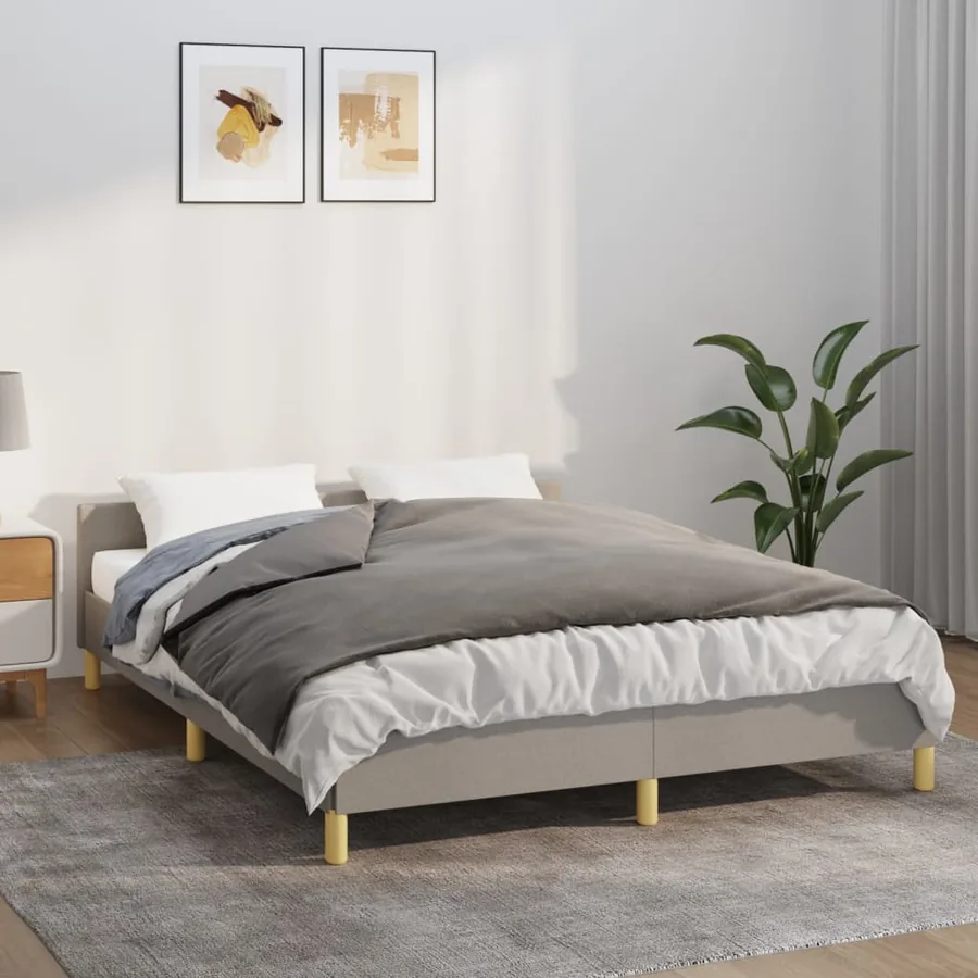 Couverture lestée avec housse Gris 135x200 cm 6 kg Tissu
