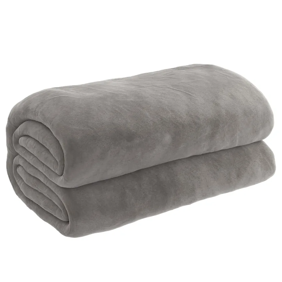 Couverture lestée avec housse Gris 135x200 cm 6 kg Tissu - 2