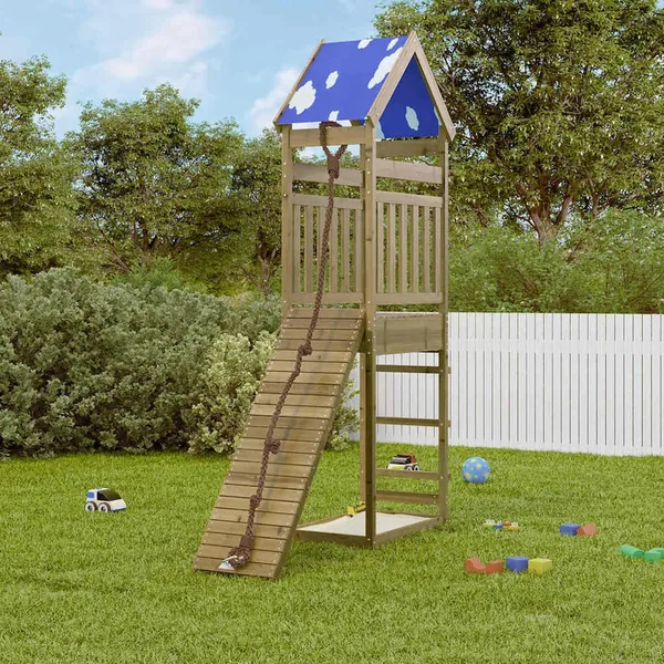 Aire de jeux d'extérieur bois de pin imprégné
