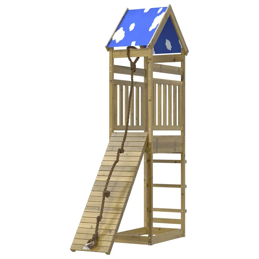 Aire de jeux d'extérieur bois de pin imprégné - 4
