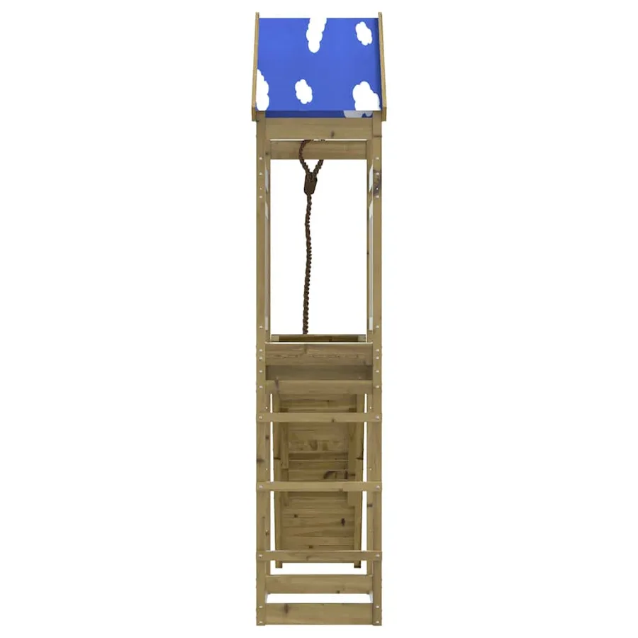 Aire de jeux d'extérieur bois de pin imprégné - 7