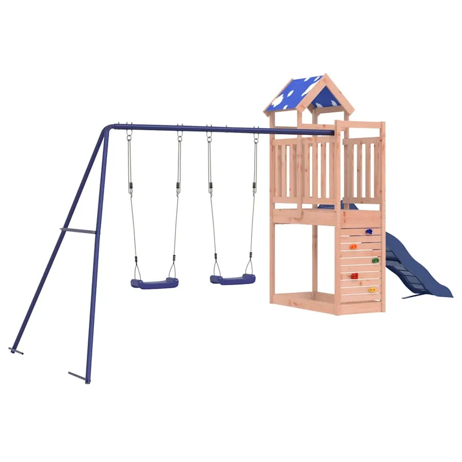 Aire de jeux d'extérieur bois massif de douglas - 2