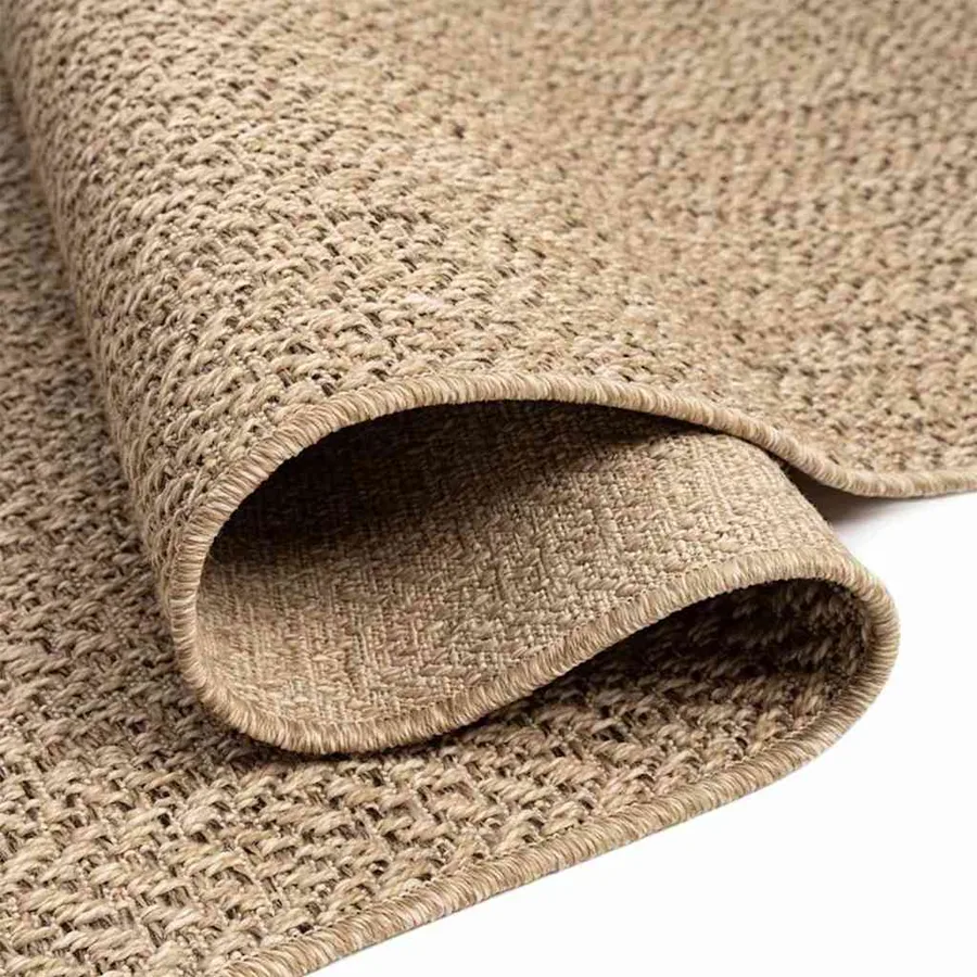 Tapis ZIZUR 80x250 cm aspect de jute intérieur et extérieur - 5