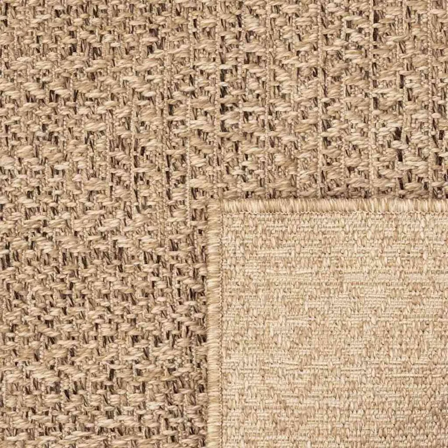 Tapis ZIZUR 80x250 cm aspect de jute intérieur et extérieur - 6