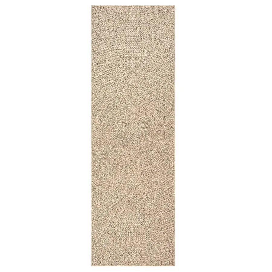 Tapis ZIZUR 80x200 cm aspect de jute intérieur et extérieur - 4