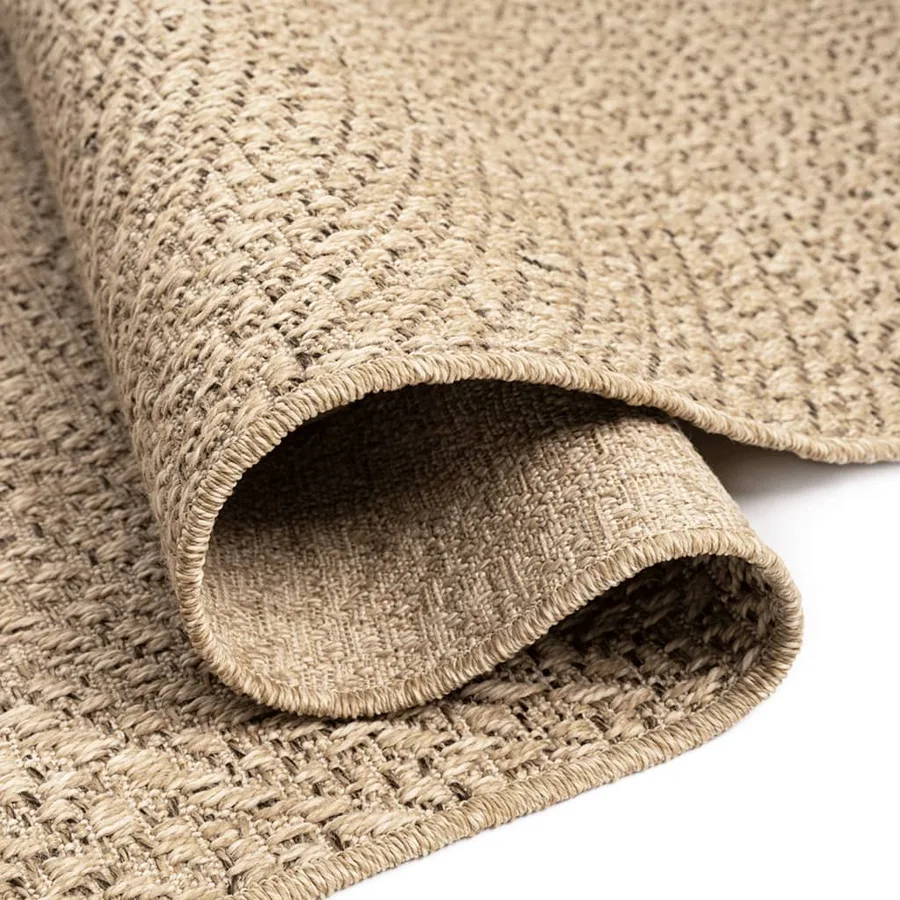 Tapis ZIZUR 80x200 cm aspect de jute intérieur et extérieur - 5