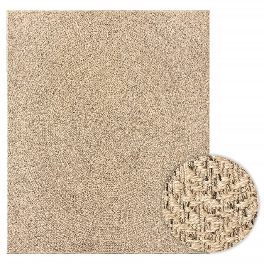 Tapis ZIZUR 240x340 cm aspect de jute intérieur et extérieur - 2