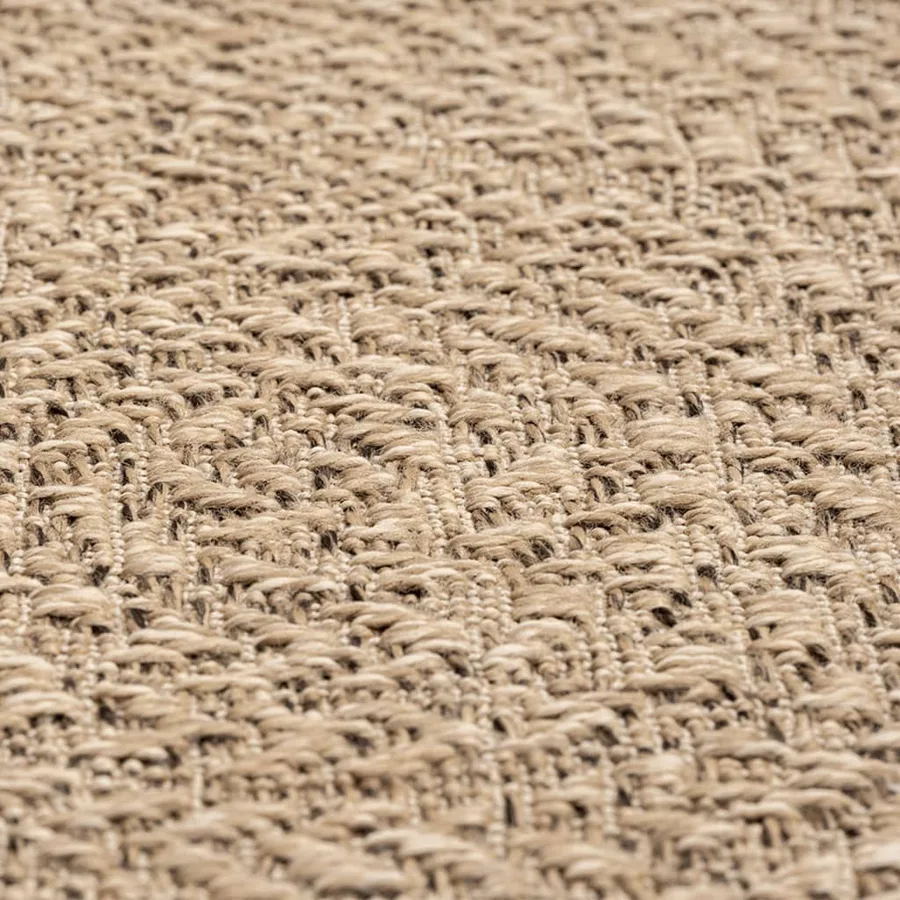 Tapis ZIZUR 240x340 cm aspect de jute intérieur et extérieur - 7