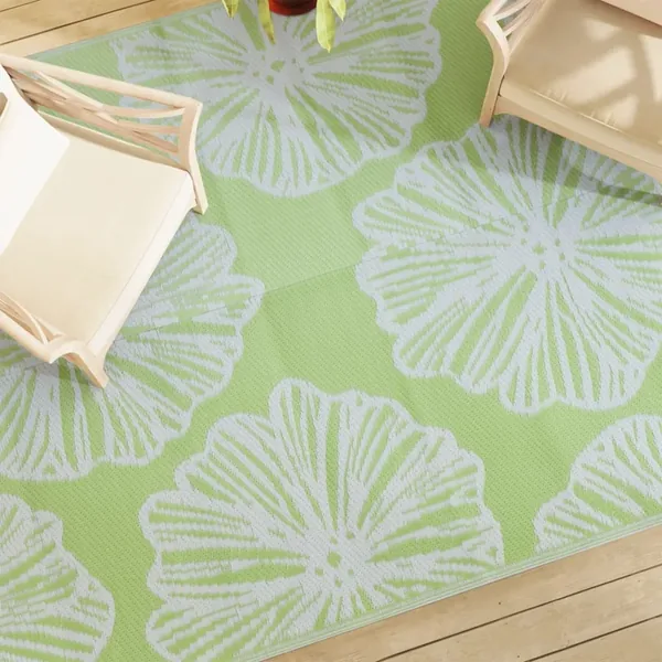 Tapis d'extérieur ARAKIL vert 190 x 290 cm PP