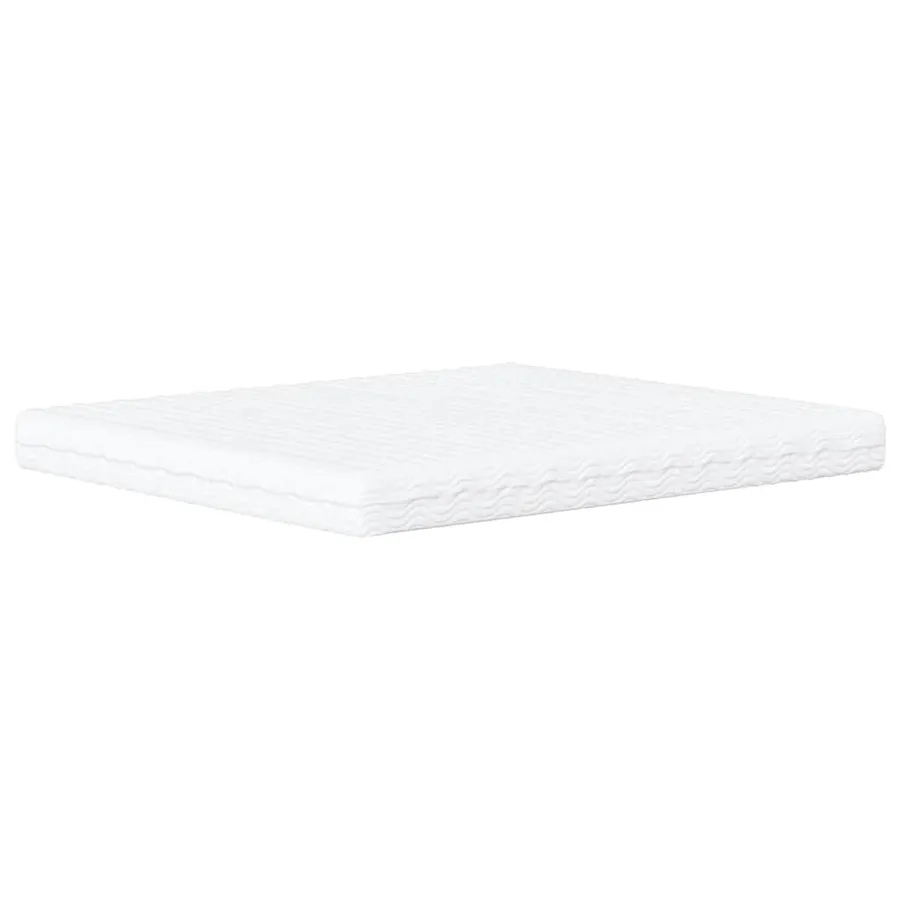 Lit avec matelas bleu 180x200 cm velours - 8