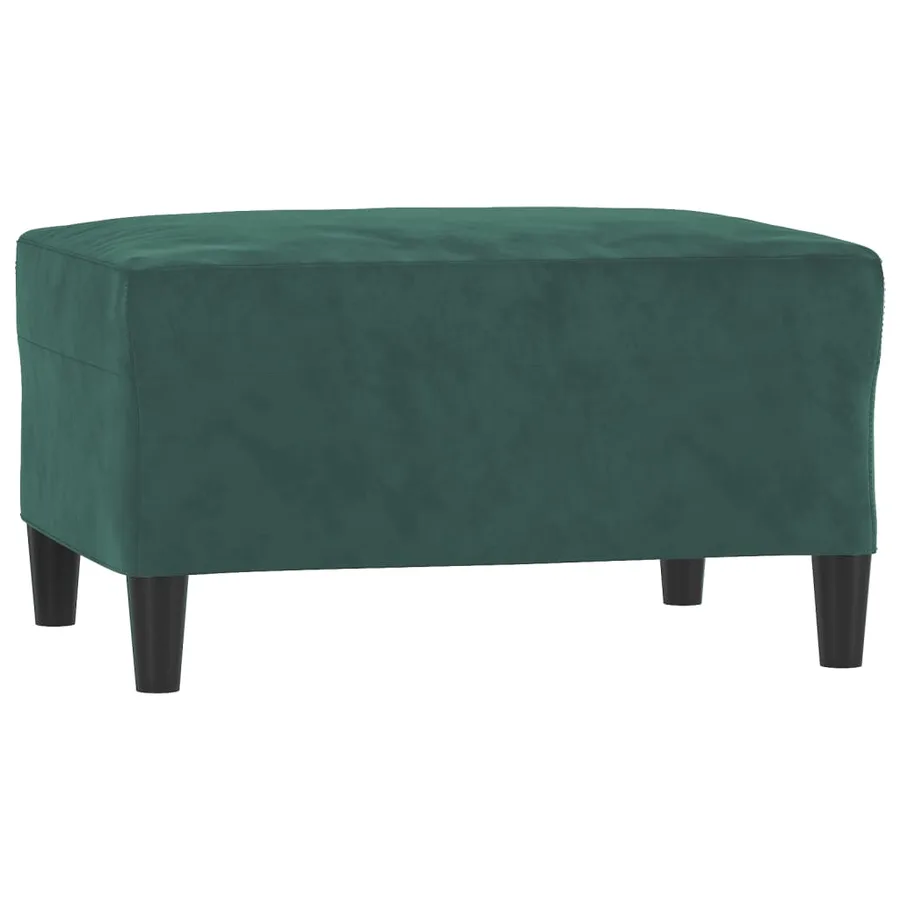Ensemble de canapés 4 pcs vert foncé velours - 6