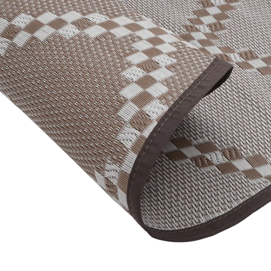 Tapis d'extérieur ARAKIL marron Ø160 cm PP - 4
